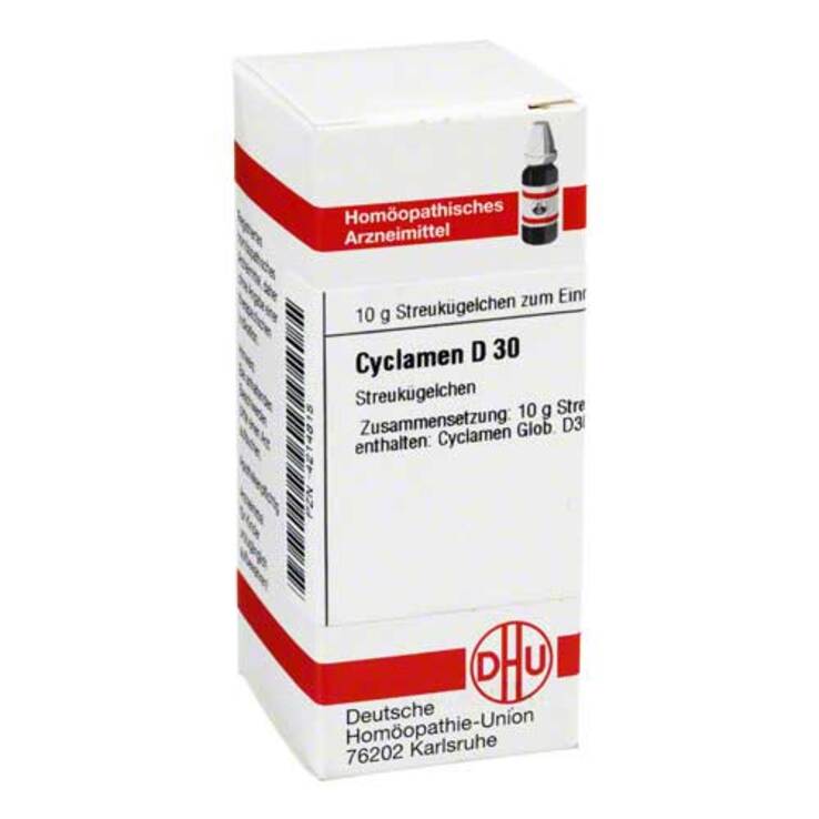 DHU Cyclamen D 30 Globuli, 10 g