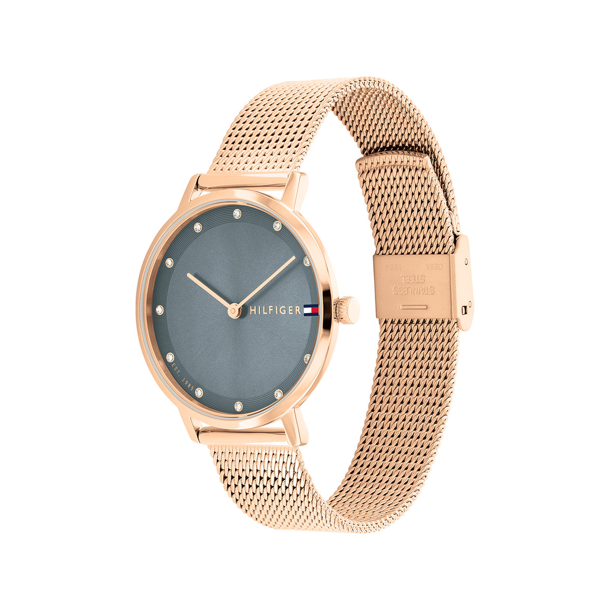 Montre TOMMY HILFIGER pippa femme bracelet acier inoxydable doré rose