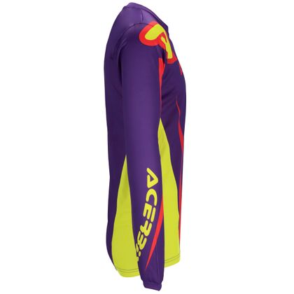 Maillot cross Acerbis MX J-TRACK NASCAR 2024 - Violet / Rouge
