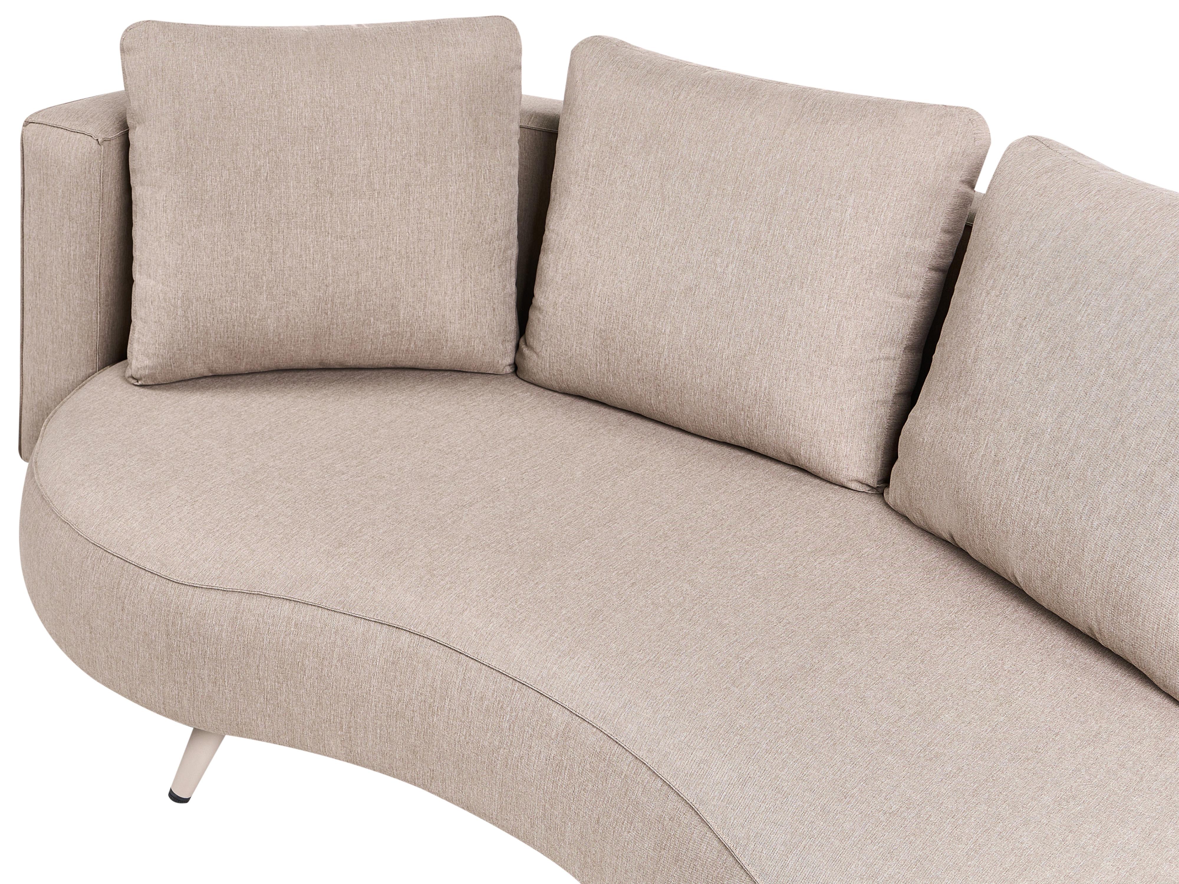 Loungeset met tafel 6-zits PARORI Beige