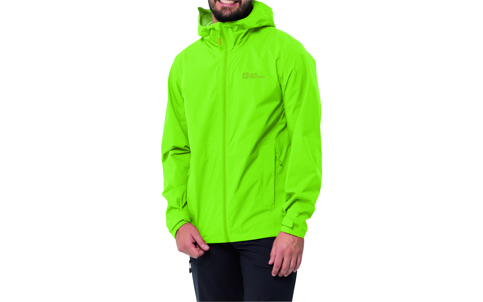 Jack Wolfskin Elsberg 2,5L Herren Regenjacke fresh green