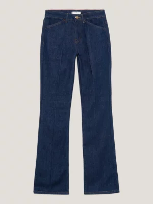 Calça jeans bootcut de cintura média