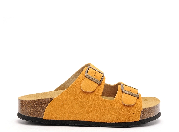 Plakton mules et sabots plats femme cp beta orange