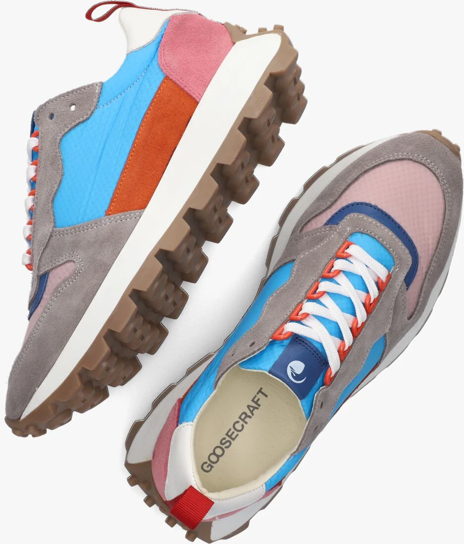GOOSECRAFT blauwe goosecraft lage sneakers mallard 1