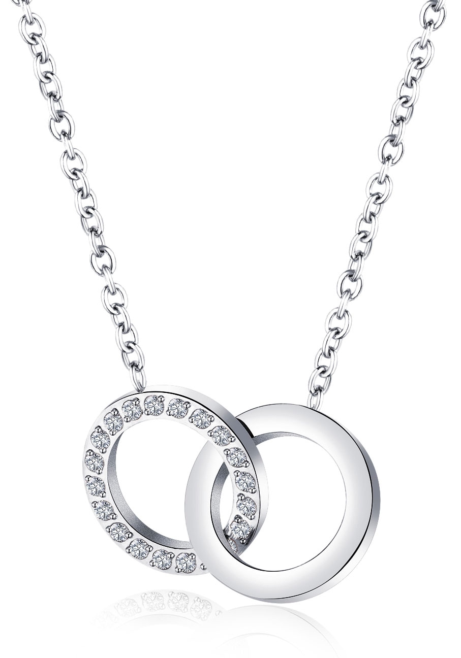 Firetti Kette mit Anhänger »Schmuck Geschenk Unity« mit Zirkonia (synth.)