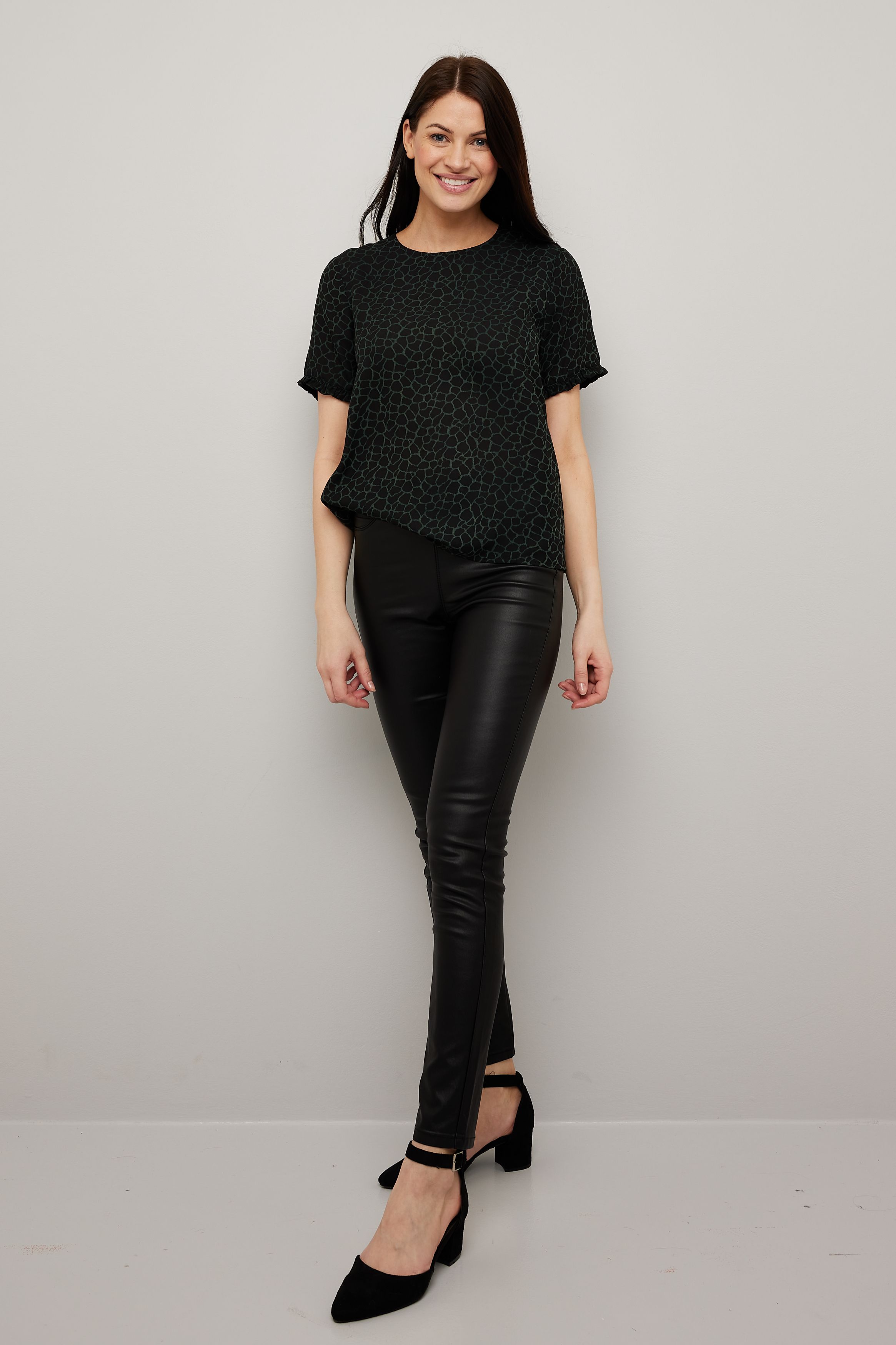 Marie coated jeggings