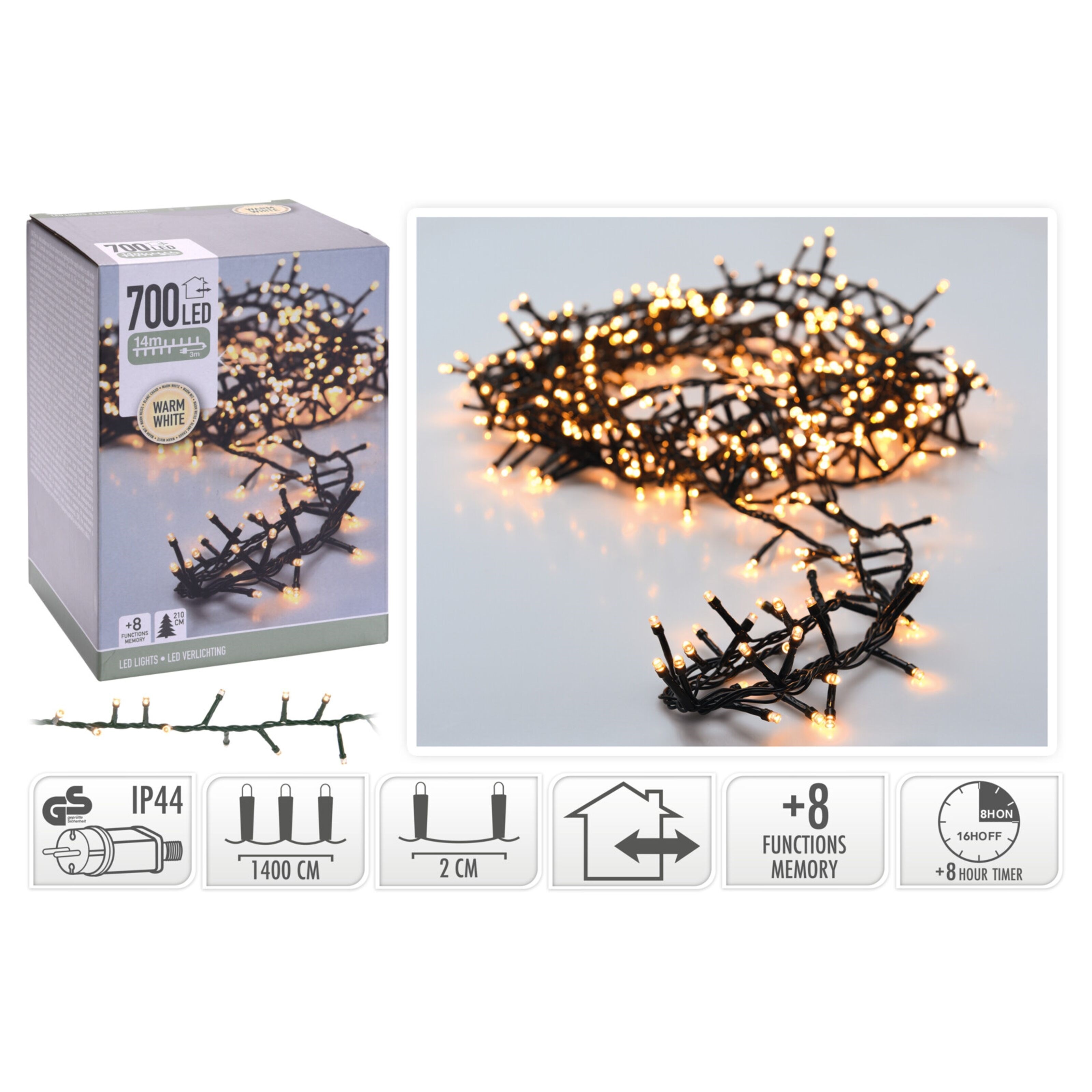 Lyslenke 700 LED 14 m