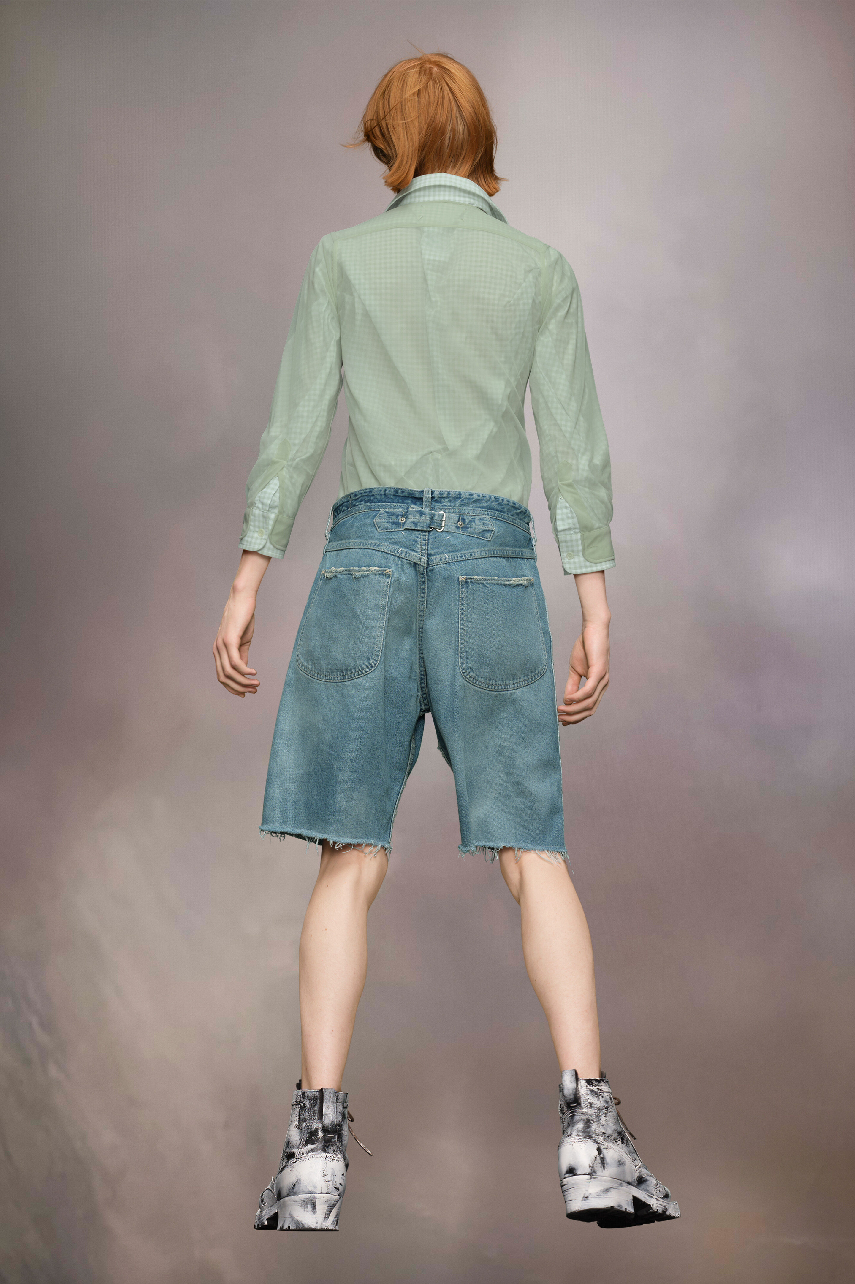 Short en denim
