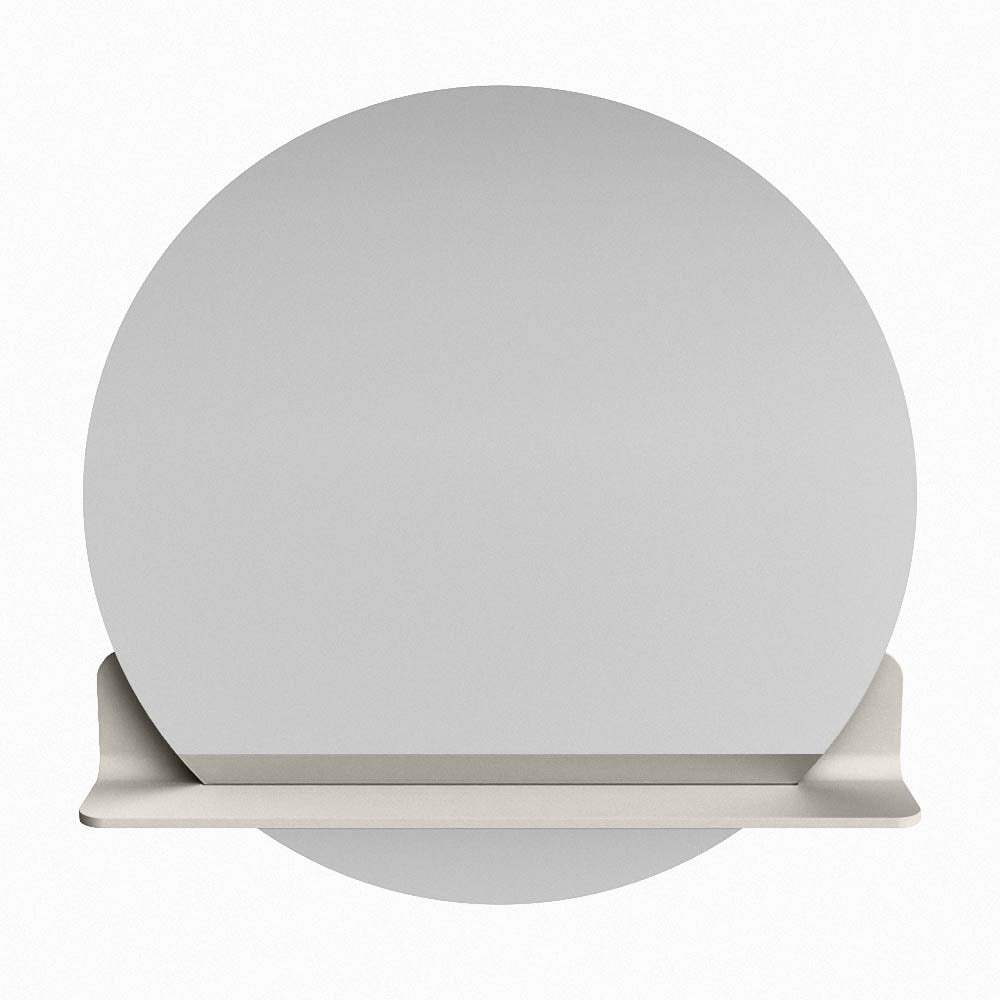 Mondiaz Spot spiegel rond Ø70cm met planchet linen