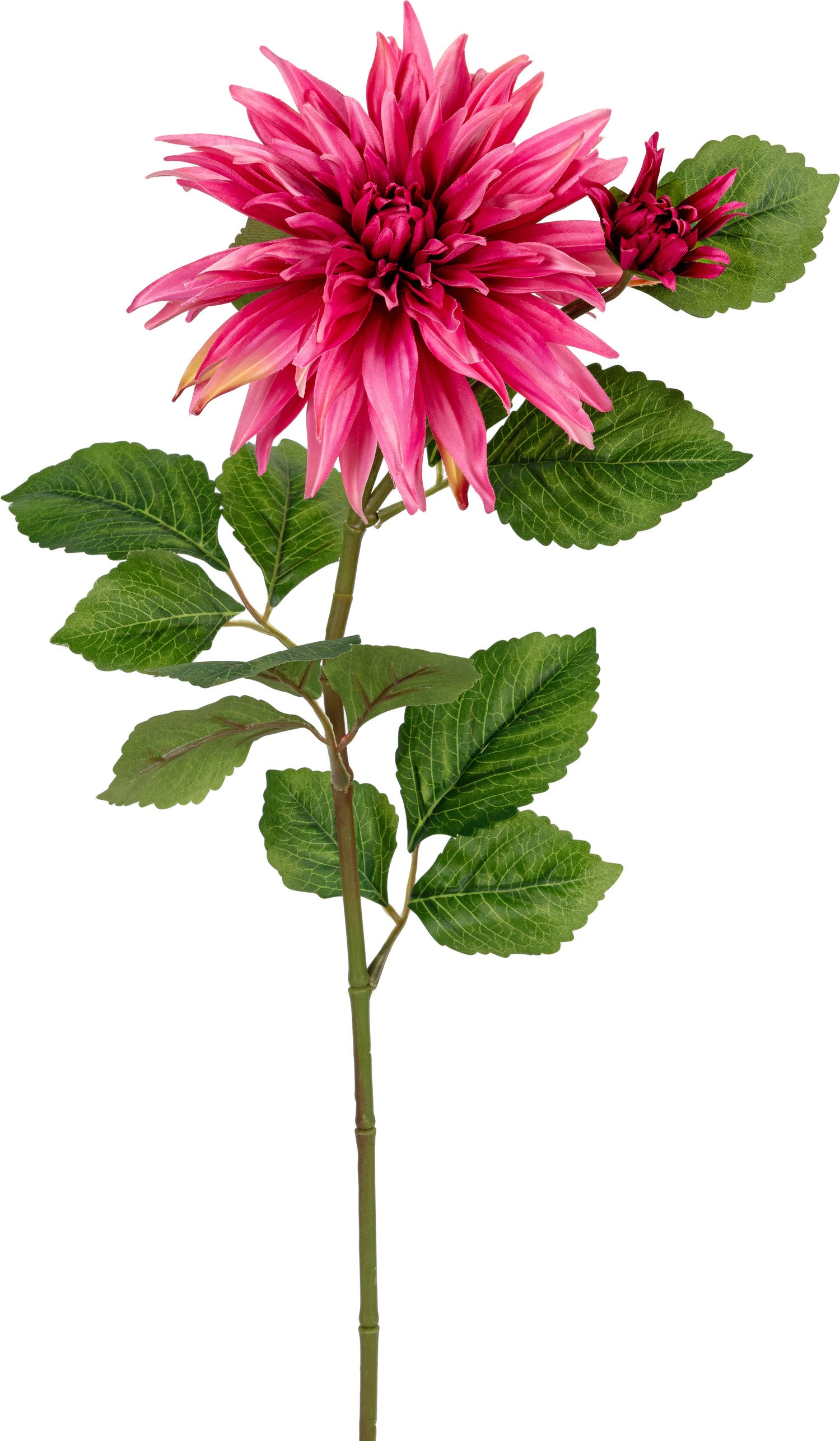 Louis Maes kunstbloem Dahlia roze L 70 cm