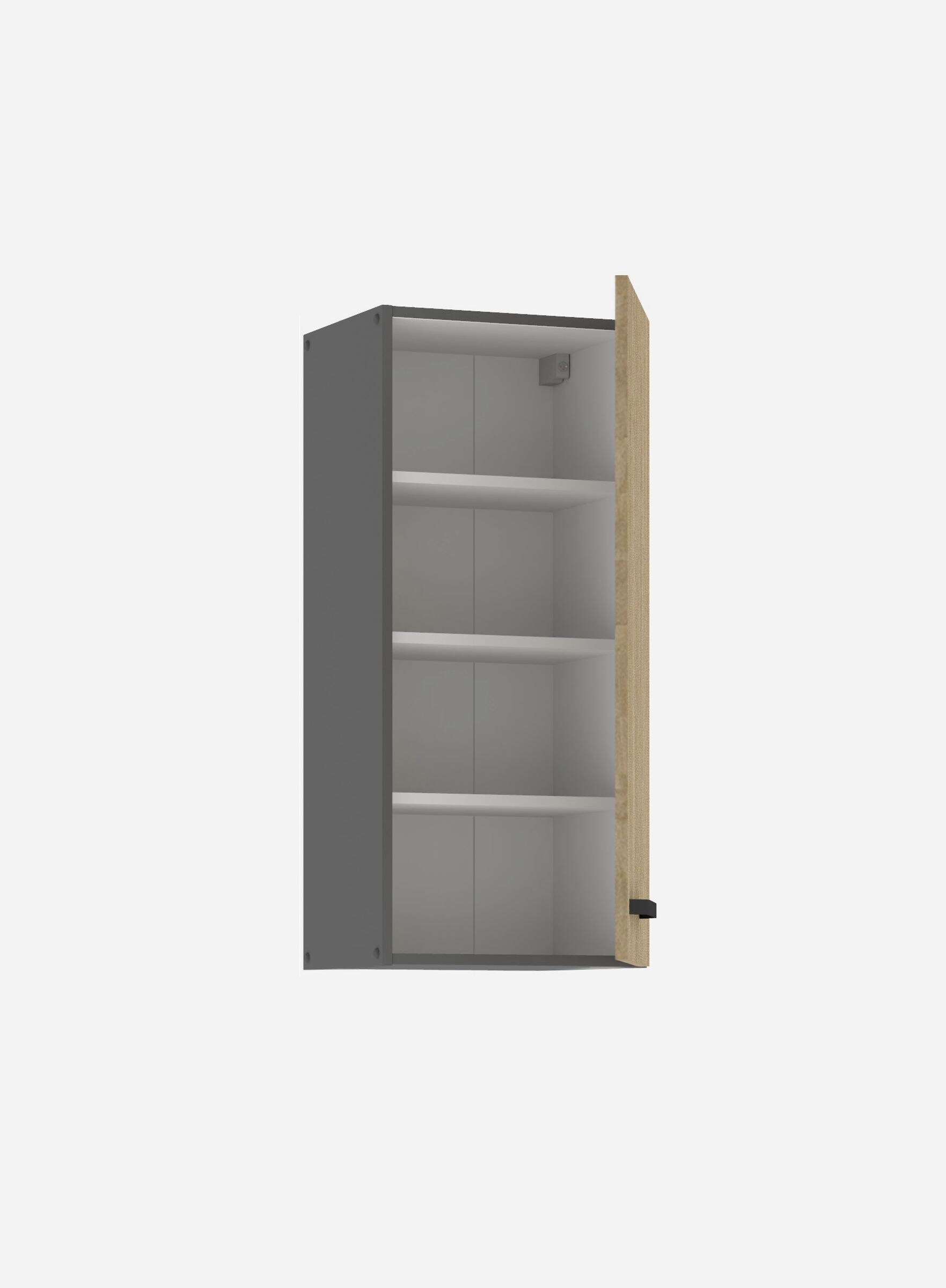 Küche SCANDI Hängeschrank 40 cm Fischgrät Küchenzeile Küchenblock Einbauküche