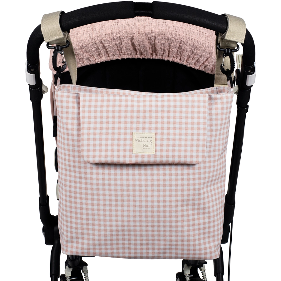 Walking Mum Wickeltasche I Love Vichy Rosa