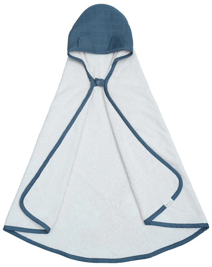 Kapuzenhandtuch SNUGGLE UP in blau
