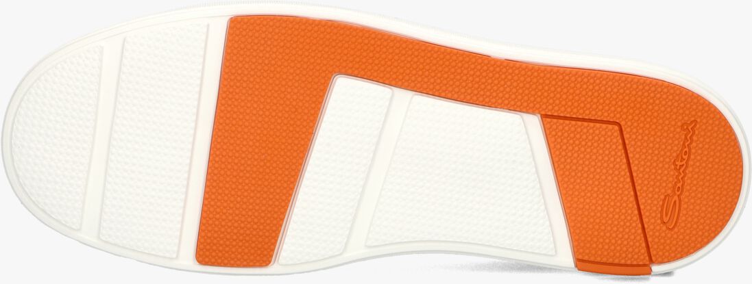 witte santoni sneakers biking
