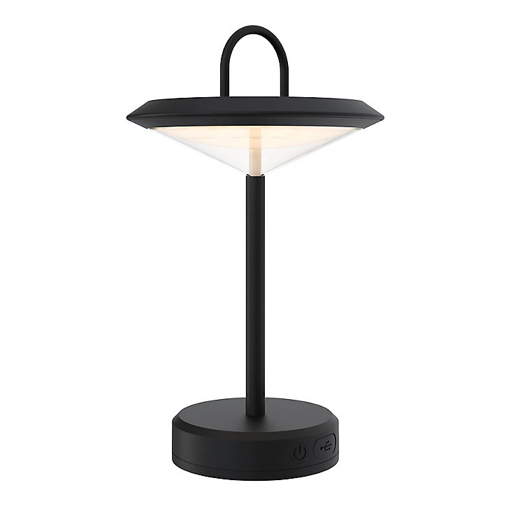 Lampe à poser USB Ortano 230lm 4.2W IP44 noir