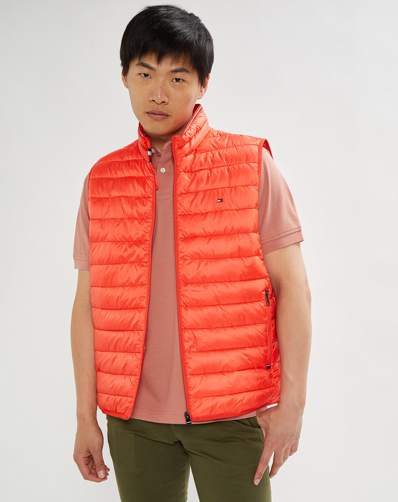 Tommy Hilfiger Veste sans manches Packable Recycled orange