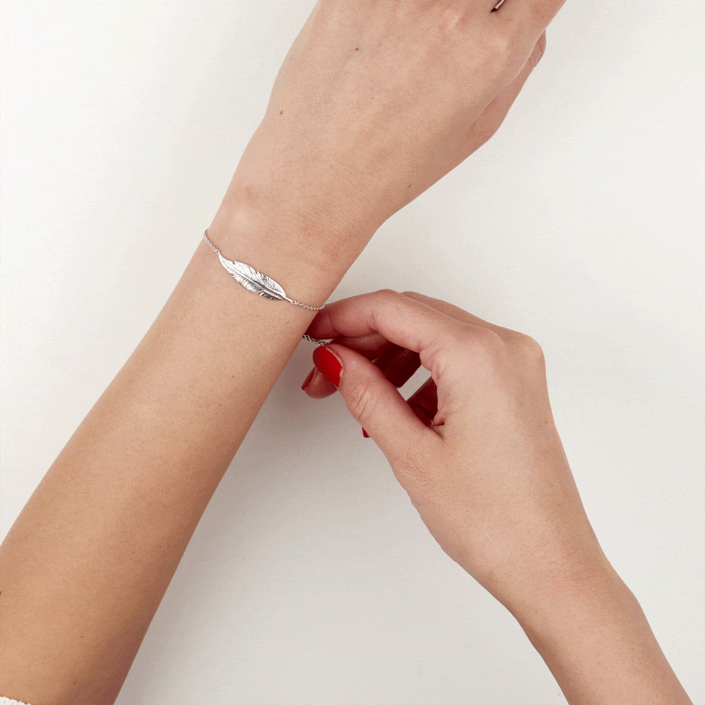 Bracelet Violka Argent Blanc