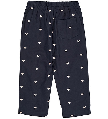 Copenhagen Colors Hosen - Navy m. Herzen