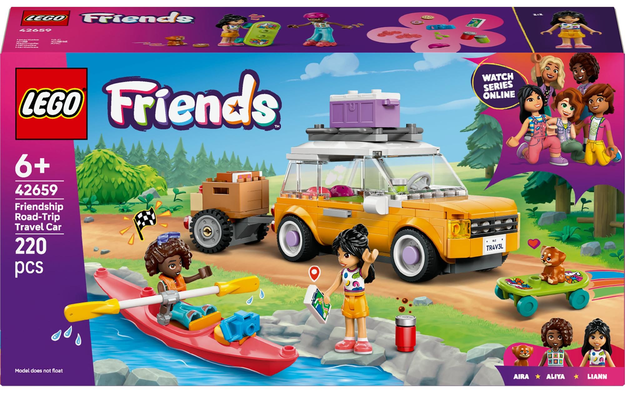 LEGO® Spielbausteine »Friends Abenteuertrip mit Freunden 42659«