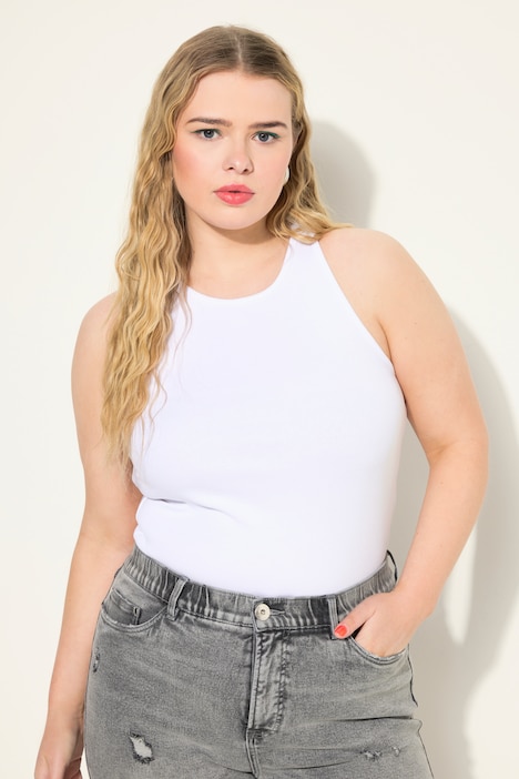 Tanktop, Slim Shape, Rippjersey