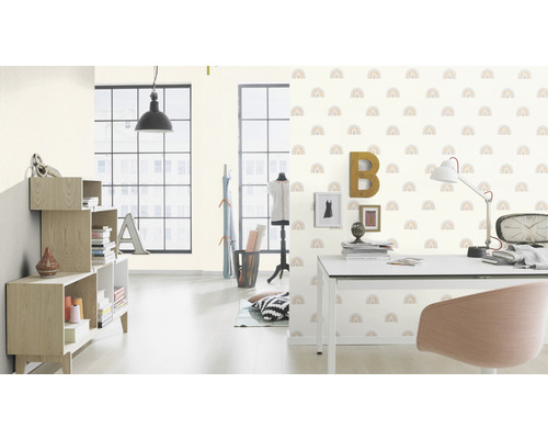Vliesbehang 252231 Bambino XIX Regenboogblauw