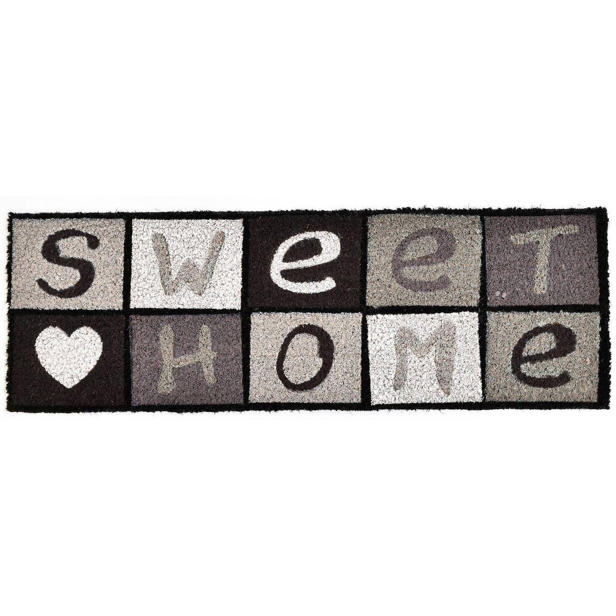 TAPIS IMP SWEET HOME 25X75CM COCO GRIS