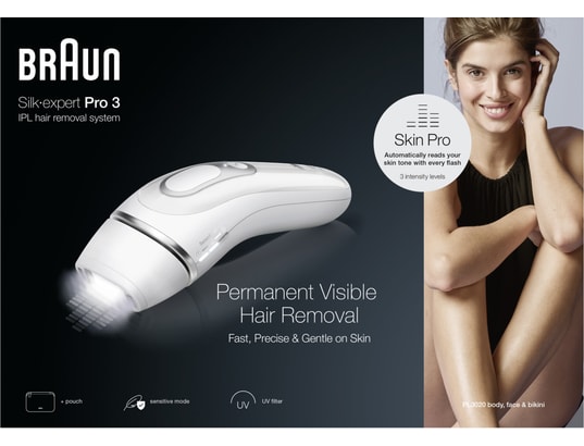 BRAUN - Epilateur lumière pulsée PL3020 SILK EXPERT