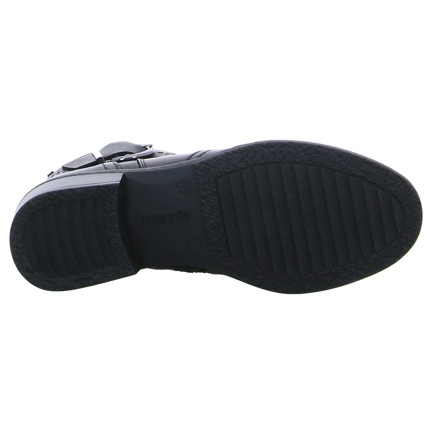 REMONTE Boot Schwarz Leder