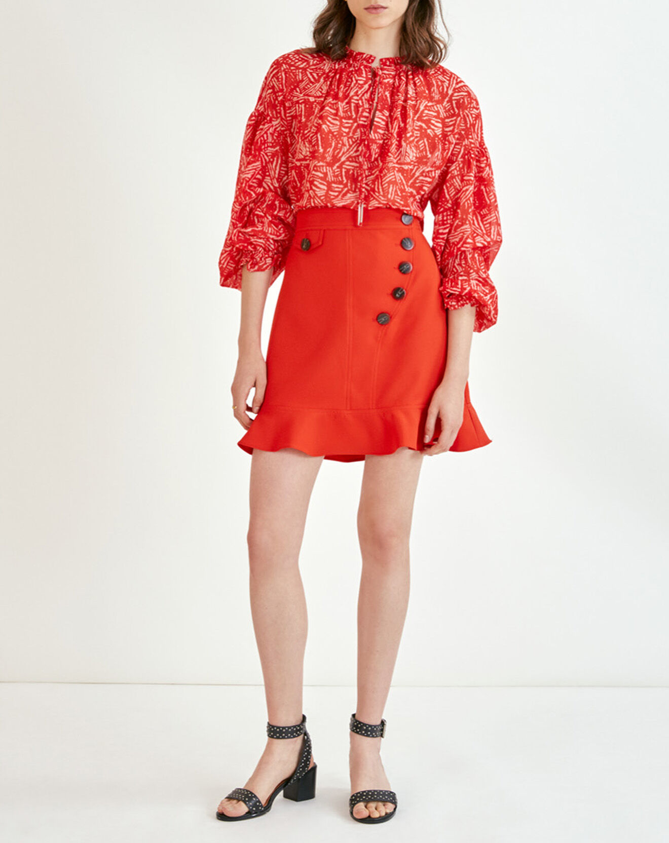 Suncoo Blouse Lisbonne imprimée geranium
