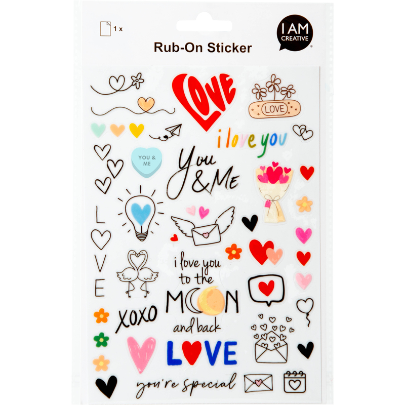 I AM CREATIVE Stickers, Love
