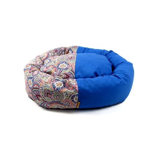 Cama para cachorro Goa Donut, azul