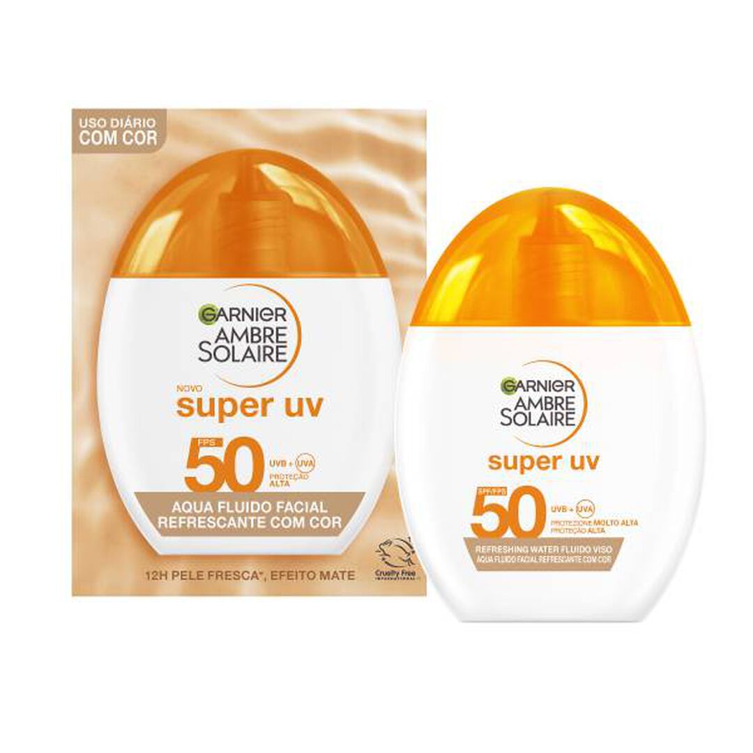 AMBRE SOLAIRE Super UV Vitamina C - Water Refresh Tinted - 40ml