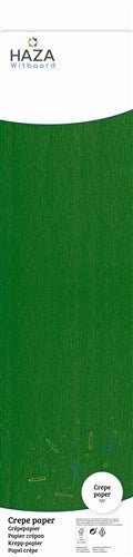 Donkergroene Crepe Papier 2,5m