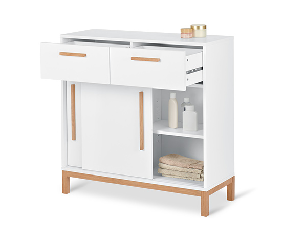 Sideboard »Eklund« mit 2 Schubladen und Schiebetüren