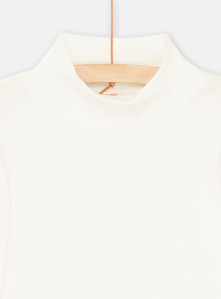 Sous-pull écru pour fille