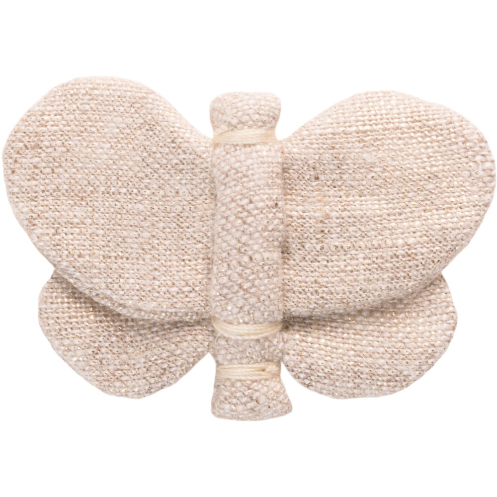 Barrette Petit Papillon Lin Pailleté
