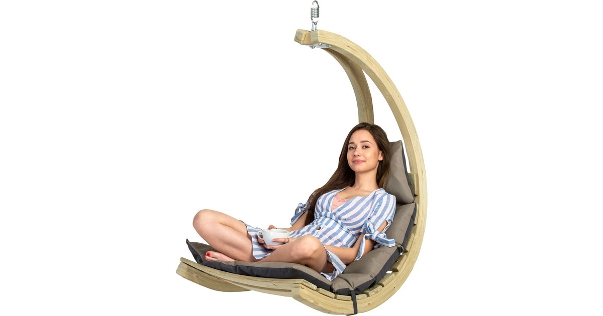AmazonasSwing Chair Anthracite hangstoel  (Antraciet/taupe)
