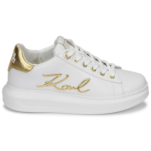 Karl Lagerfeld - KAPRI Signia Lace Lthr Blanco / Oro