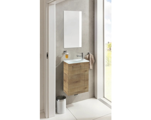form&style wastafelmeubel FELINA BxHxD 44 x 60 cm x 24,3 cm Frontkleur eikenhouten decor