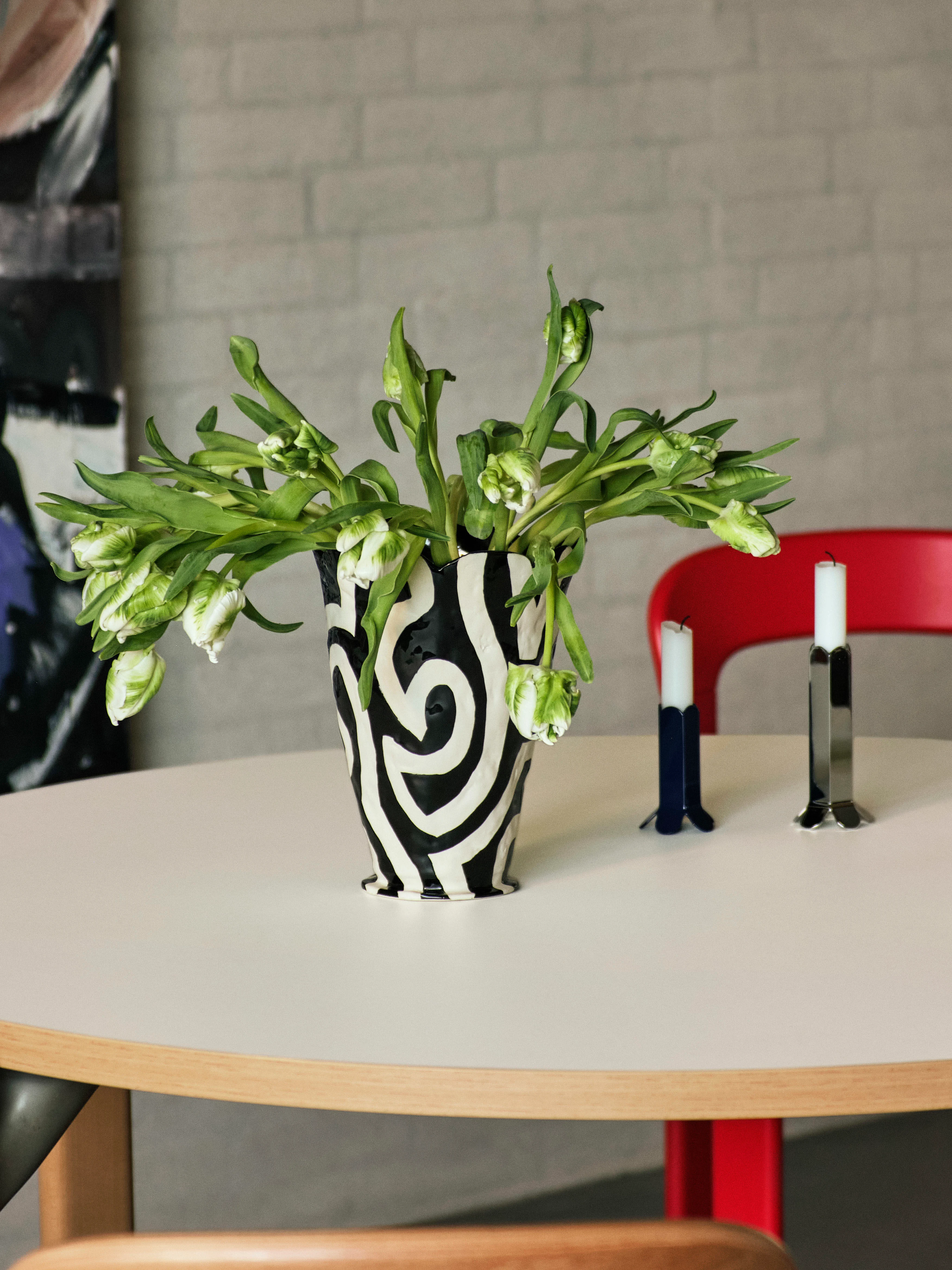 SHADOW - Vase céramique | Blanc