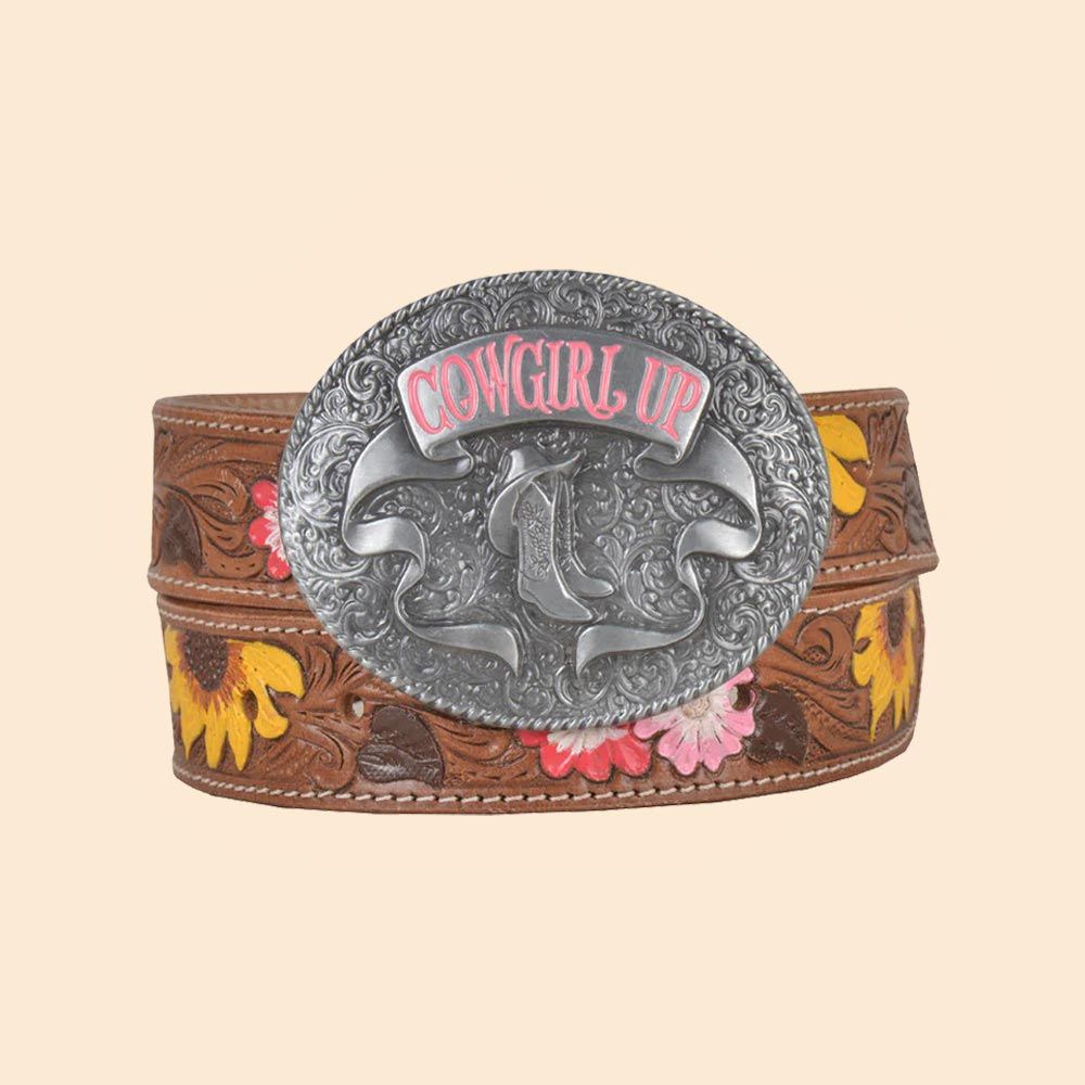 Myra Bag Bouquet HandTooled Leather Belt