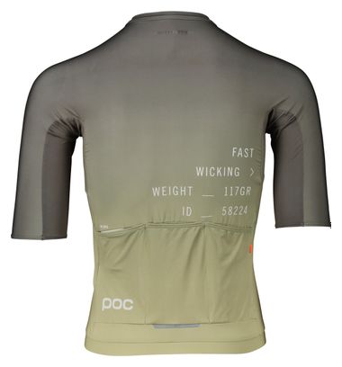 Maillot Manches Courtes Poc Pristine Print Dégradé Vert