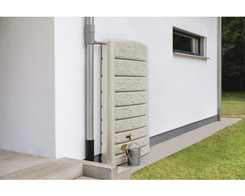 Wandtank 4rain ExtraSlim 400 l zandbeige