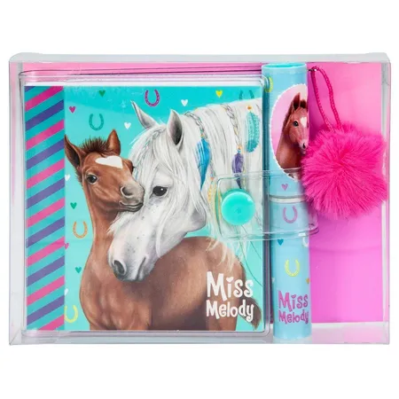 Depesche Miss Melody Mini Schreibblock mit Kugelschreiber