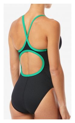 Maillot de Bain Femme TYR Hexa Diamondfit Noir/Vert