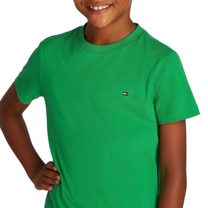 Tommy Hilfiger Essential Contrast Crew Shirt Junior
