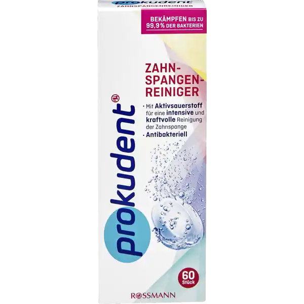 Zahnspangenreiniger Tabletten
