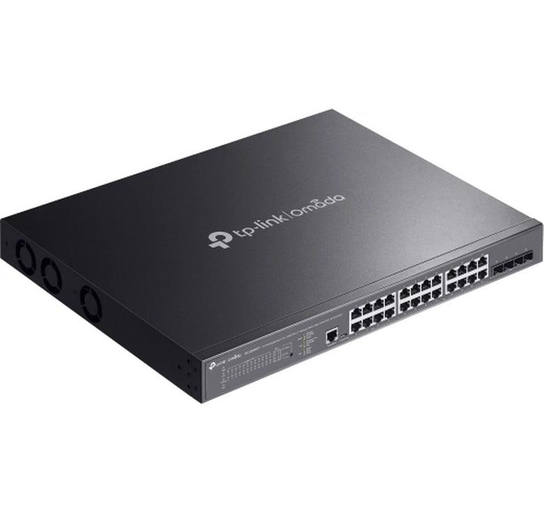 SG3428XMPP 24 Port<br>Omada 24-Port Gigabit and 4-Port 10GE SFP+ L2+ Managed Switch mit 16-Port PoE+ & 8-Port PoE++