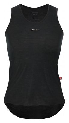 Sous-Maillot Sans Manches Femme Santini Dry Noir
