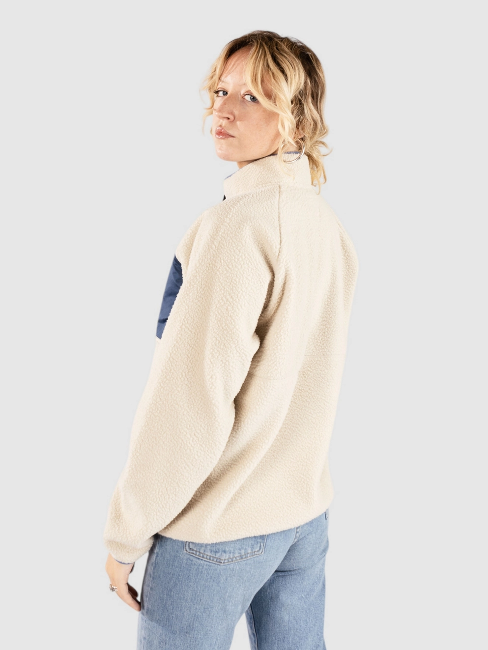 Passenger Home 2.0 Recycled Sherpa Fleece Jacket oatmeal